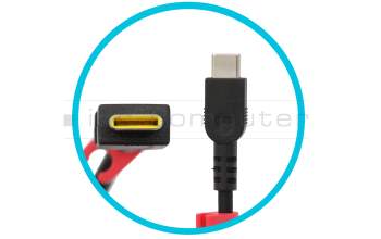 Lenovo ThinkPad T14s 2-in-1 Gen 1 (21R3) Original USB-C GaN-Netzteil 65,0 Watt flache Bauform