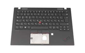Lenovo ThinkPad X1 Carbon 7th Gen (20R1/20R2) Original Tastatur inkl. Topcase DE (deutsch) schwarz/schwarz mit Backlight und Mouse-Stick