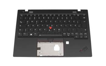 Lenovo ThinkPad X1 Nano Gen 2 (21E8/21E9) Original Tastatur inkl. Topcase DE (deutsch) schwarz/schwarz mit Backlight und Mouse-Stick