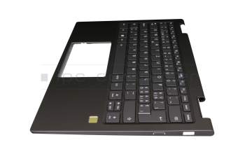 Lenovo Yoga 730-13IWL (81JR) Original Tastatur inkl. Topcase CH (schweiz) anthrazit/anthrazit mit Backlight