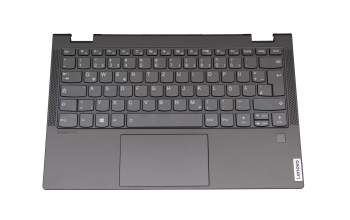 Lenovo Yoga C640-13IML (81UE) Original Tastatur inkl. Topcase DE (deutsch) grau/grau mit Backlight