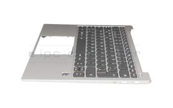 Lenovo Yoga S730-13IWL (81J0) Original Tastatur inkl. Topcase DE (deutsch) grau/silber mit Backlight
