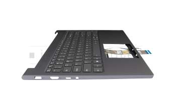 Lenovo Yoga Slim 7-15IMH05 (82AB) Original Tastatur inkl. Topcase US (englisch) grau/grau mit Backlight