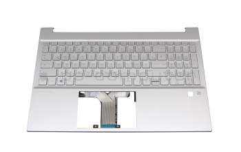 M08910-041 Original HP Tastatur inkl. Topcase DE (deutsch) silber/silber mit Backlight