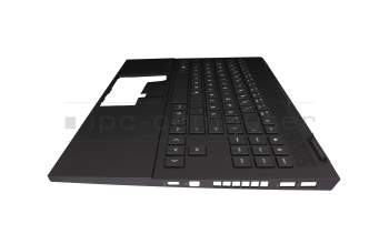 M09321-041 HP Tastatur inkl. Topcase DE (deutsch) schwarz/schwarz mit Backlight (Mica Silver Aluminium)