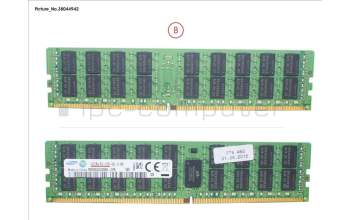 Fujitsu MC-2CD611 16GB (1X16GB)2RX4 DDR4-2133 R ECC
