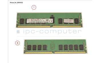 Fujitsu MC-3CD521 8 GB DDR4 2400 MHZ PC4-2400T-R RG ECC