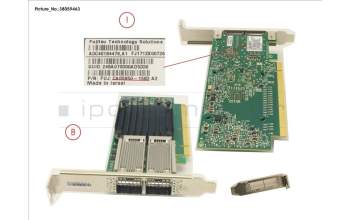 Fujitsu IB HCA 100GB 2 PORT EDR für Fujitsu Primergy CX2550 M2