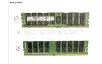 Fujitsu MCX3CE821-F 64GB 4RX4 DDR4-2933 LR ECC
