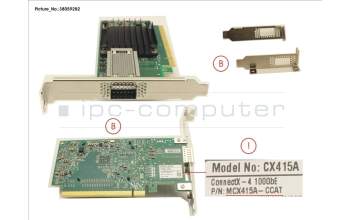 Fujitsu MCX4 EN 1X 100GBE für Fujitsu Primergy RX2530 M5