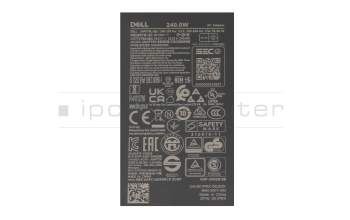 MG0F6 Original Dell GaN-Netzteil 240,0 Watt abgerundete Bauform