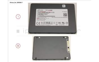Fujitsu MOI:MTFDDAK512TBN-TCG SSD S3 512GB 2.5 SATA (7MM) (OPAL)