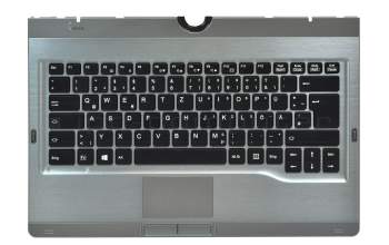 MP-11C36003D853 Original Fujitsu Tastatur inkl. Topcase DE (deutsch) schwarz/grau
