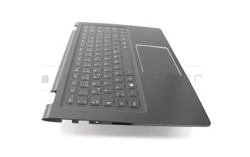 MP-12W2 Original Lenovo Tastatur inkl. Topcase DE (deutsch) schwarz/schwarz mit Backlight