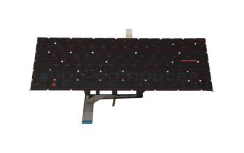 MSI GF65 Thin 10SD/10SDR/10SCSXR (MS-16W1) Original Tastatur DE (deutsch) schwarz mit Backlight