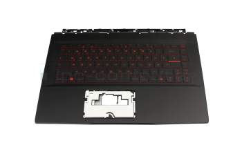 MSI GF65 Thin 9SD/9SE (MS-E16W1) Original Tastatur inkl. Topcase DE (deutsch) schwarz/schwarz mit Backlight