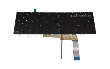 MSI GF76 Katana 12UGSO/12UGSZOK (MS-17L3) Original Tastatur DE (deutsch) schwarz mit Backlight (Backlight rot)