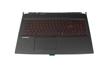 MSI GL75 Leopard 10SCSR/10SCXR (MS-17E8) Original Tastatur inkl. Topcase DE (deutsch) schwarz/schwarz mit Backlight
