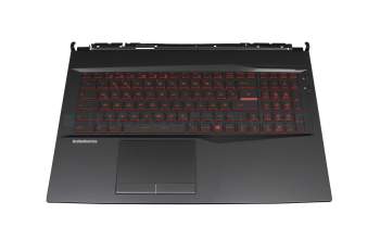 MSI GL75 Leopard 10SER/10SEK (MS-17E7) Original Tastatur inkl. Topcase DE (deutsch) schwarz/schwarz mit Backlight