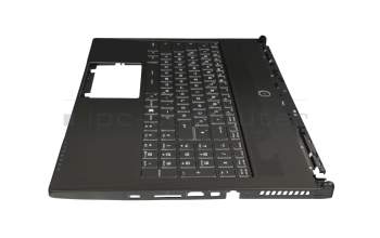 MSI GS60 2QC/2QD/2QE/2PL (MS-16H7) Original Tastatur inkl. Topcase DE (deutsch) schwarz/schwarz mit Backlight