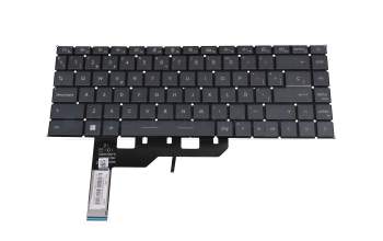 MSI Modern 14 B10M/B10MW (MS-14D1) Original Tastatur SP (spanisch) grau mit Backlight