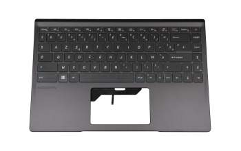 MSI Modern 14 B4M/B4MW (MS-14DK) Original Tastatur inkl. Topcase FR (französisch) schwarz/schwarz mit Backlight