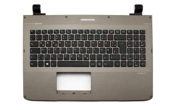 Medion Akoya S6611T Original Tastatur inkl. Topcase DE (deutsch) schwarz/grau
