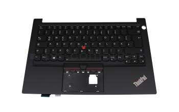NBLC8 Original Lenovo Tastatur inkl. Topcase DE (deutsch) schwarz/schwarz mit Backlight und Mouse-Stick