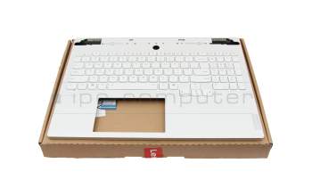 NBX00039E00 Original Lenovo Tastatur inkl. Topcase US (englisch) weiß/weiß mit Backlight