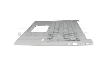 NC210110WL Original Acer Tastatur inkl. Topcase CH (schweiz) silber/silber mit Backlight