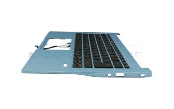 NK.I1313.01H Original Acer Tastatur inkl. Topcase DE (deutsch) schwarz/blau mit Backlight