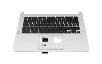 NKI11130LY Original Acer Tastatur inkl. Topcase CH (schweiz) schwarz/silber