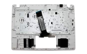 NKI1117057 Original Acer Tastatur inkl. Topcase DE (deutsch) weiß/weiß