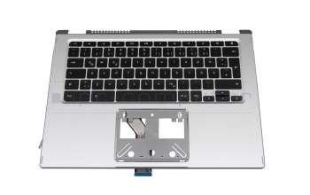 NKI131311V Original Acer Tastatur inkl. Topcase DE (deutsch) schwarz/silber