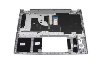 NKI13131EM Original Acer Tastatur inkl. Topcase DE (deutsch) schwarz/silber mit Backlight