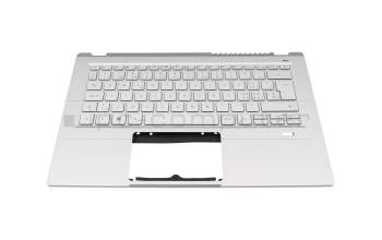 NKI13131JQ Original Acer Tastatur inkl. Topcase CH (schweiz) silber/silber mit Backlight