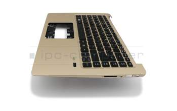 NKI14170JH Original Acer Tastatur inkl. Topcase DE (deutsch) schwarz/gold mit Backlight