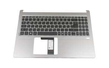 NKI15130EE Original Acer Tastatur inkl. Topcase DE (deutsch) schwarz/silber mit Backlight
