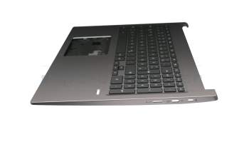 NKI15130LW Original Acer Tastatur inkl. Topcase DE (deutsch) schwarz/grau mit Backlight