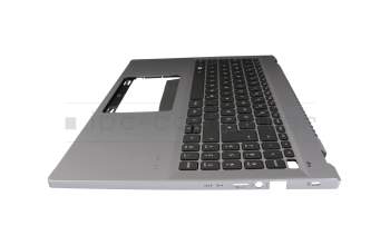 NKI15131P5 Original Acer Tastatur inkl. Topcase DE (deutsch) schwarz/silber mit Backlight