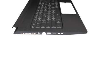 NSK-FCBBN 2G Original Darfon Tastatur inkl. Topcase DE (deutsch) schwarz/schwarz mit Backlight