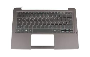 NSK-R71BW Original Darfon Tastatur inkl. Topcase DE (deutsch) schwarz/schwarz mit Backlight
