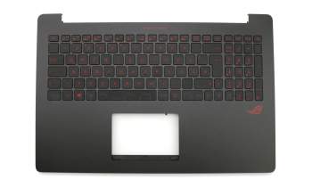 NSK-USVBQ 0G Original Asus Tastatur inkl. Topcase DE (deutsch) schwarz/schwarz mit Backlight