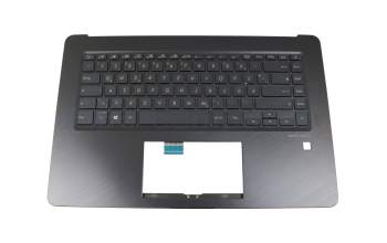 NSK-WKABQ 0G Original Asus Tastatur inkl. Topcase DE (deutsch) schwarz/schwarz mit Backlight