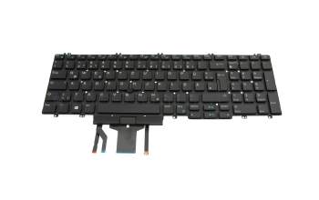 NSK-WQ0BC Original Dell Tastatur DE (deutsch) schwarz mit Backlight und Mouse-Stick