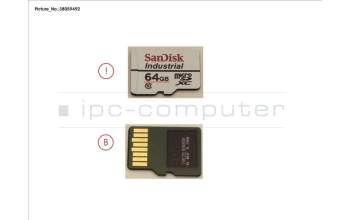 Fujitsu NSO:SDSDQAF2-064G-I 64GB MICRO SDXC CA