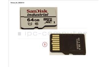 Fujitsu NSO:SDSDQAF3-064G-I 64GB MICRO SDXC CARD
