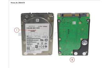 Fujitsu NTW:E-X4122B-0E-C DSK DRV,1.8TB,10K,12GB,NON-FDE,DE224C