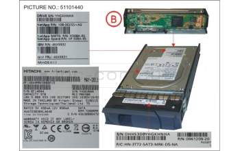 Fujitsu NTW:X308A-R5 DISK DRIVE SATA 3.0TB 7.2K RPM DS424X