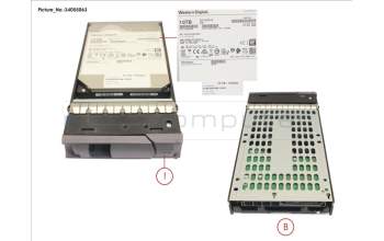 Fujitsu NTW:X380A DSK DRV,10TB,7.2K,12G,DS212C